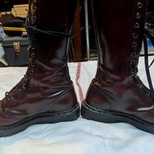 Vintage Grinder Steeltoe Oxblood Boots  Women's 7.